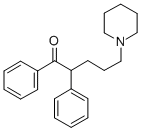 Benzoin, deoxy(alpha-(3-piperidinopropyl))-,38940-45-3,结构式