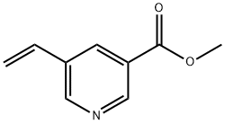 5-乙烯基-3-吡啶羧酸甲酯,38940-67-9,结构式