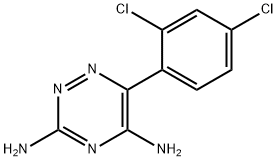 3,5-二氨基-6-(2,4-二氯苯基)-1,2,4-三嗪, 38943-76-9, 结构式
