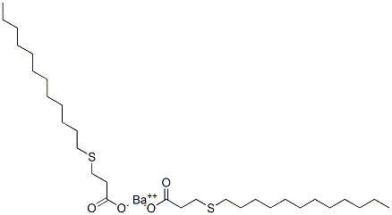 barium bis[3-(dodecylthio)propionate] 结构式