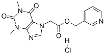 pyridin-3-ylmethyl 2-(1,3-dimethyl-2,6-dioxo-purin-7-yl)acetate hydroc hloride|