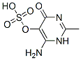 6-amino-2-methyl-5-(sulphooxy)-1H-pyrimidin-4-one Structure