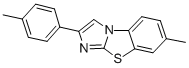 7-METHYL-2-(4-METHYLPHENYL)IMIDAZO[2,1-B]BENZOTHIAZOLE 化学構造式