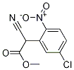 Methyl 2-(5-chloro-2-nitrophenyl)-2-cyanoacetate 化学構造式