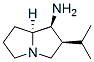 1H-Pyrrolizin-1-amine,hexahydro-2-(1-methylethyl)-,(1S,2S,7aS)-(9CI) Struktur