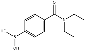 4-(N,N-DIETHYLAMINOCARBONYL)PHENYLBORONIC ACID Struktur
