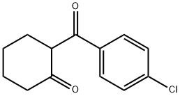 2-(4-CHLOROBENZOYL)CYCLOHEXANONE Structure