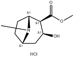 メチルエクゴニン・塩酸塩 化学構造式