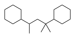 2,4-DICYCLOHEXYL-2-METHYLPENTANE Struktur