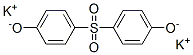 dipotassium p,p'-sulphonylbis(phenolate) 结构式