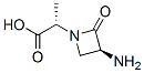 1-Azetidineaceticacid,3-amino-alpha-methyl-2-oxo-,(alphaS,3S)-(9CI) 结构式