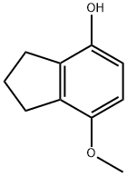 4-ヒドロキシ-7-メトキシインダンE 化学構造式