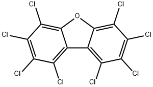 1,2,3,4,6,7,8,9-OCTACHLORODIBENZOFURAN Struktur