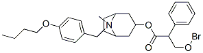 N-(4-Butoxybenzyl)atropine bromide,39013-88-2,结构式