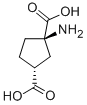 (+/-)1-胺环戊基-顺-1,3-二甲酸,39026-63-6,结构式