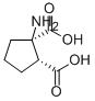 (+/-)-1-AMINOCYCLOPENTANE-CIS-1,2-DICARBOXYLIC ACID Struktur