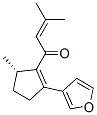 1-[(5S)-2-(3-フリル)-5-メチル-1-シクロペンテン-1-イル]-3-メチル-2-ブテン-1-オン 化学構造式