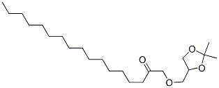 1-[(2,2-Dimethyl-1,3-dioxolan-4-yl)methoxy]-2-heptadecanone Structure