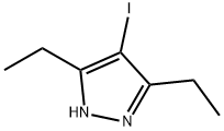 3,5-二乙基-4-碘-1H-吡唑, 390356-27-1, 结构式