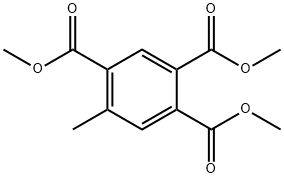 5-Methyl-1,2,4-benzenetricarboxylic acid trimethyl ester Structure