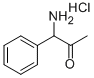 1-Amino-1-phenylacetone hydrochloride Struktur
