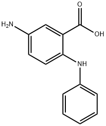 5-Amino-2-(phenylamino)benzoic acid,39053-07-1,结构式