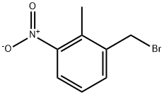 3-NITRO-2-METHYL-BENZYLBROMIDE Structure