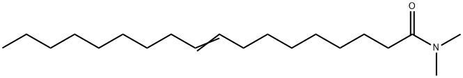 N,N-ジメチル-9-オクタデセンアミド 化学構造式
