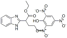 2-Benzimidazoleacetic acid, .alpha.-butyl-, ethyl ester, picrate,3906-90-9,结构式