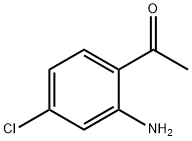 1-(2-アミノ-4-クロロフェニル)エタノン 化学構造式