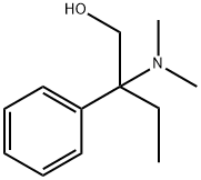 N,N-二甲基-2-氨基-2-苯基丁醇, 39068-94-5, 结构式