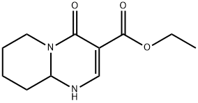 1,6,7,8,9,9a-Hexahydro-4-oxo-4H-pyrido[1,2-a]pyrimidine-3-carboxylic acid ethyl ester Structure