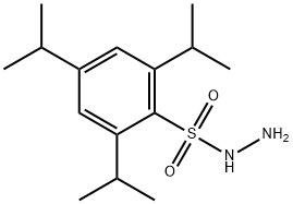 2,4,6-トリイソプロピルベンゼンスルホニルヒドラジド 化学構造式