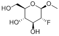 METHYL-2-DEOXY-2-FLUORO-BETA-D-GLUCOPYRANOSIDE Struktur