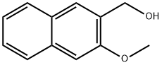 (3-メトキシ-2-ナフチル)メタノール 化学構造式