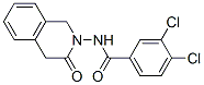 3,4-dichloro-N-(3-oxo-1,4-dihydroisoquinolin-2-yl)benzamide 化学構造式