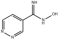 N-Hydroxy-4-pyridazinecarboximidamide 化学構造式