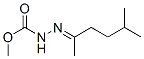 Hydrazinecarboxylic  acid,  (1,4-dimethylpentylidene)-,  methyl  ester  (9CI) Structure