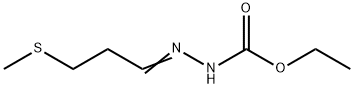 Hydrazinecarboxylic  acid,  [3-(methylthio)propylidene]-,  ethyl  ester  (9CI)|
