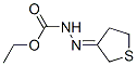 Hydrazinecarboxylic  acid,  (dihydro-3(2H)-thienylidene)-,  ethyl  ester  (9CI) Structure