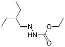 Hydrazinecarboxylic  acid,  (2-ethylbutylidene)-,  ethyl  ester  (9CI) Structure