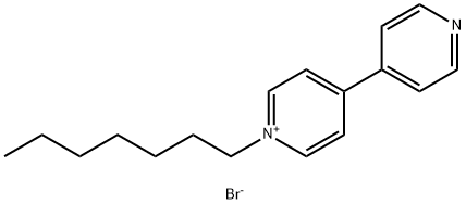 1-HEPTYL-4-(4-PYRIDYL)PYRIDINIUM BROMIDE Struktur