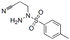 3-[1-(p-トリルスルホニル)ヒドラジノ]プロピオニトリル 化学構造式