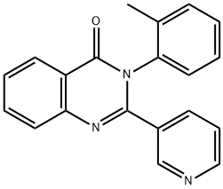 2-(3-Pyridinyl)-3-(2-methylphenyl)-3,4-dihydroquinazoline-4-one|