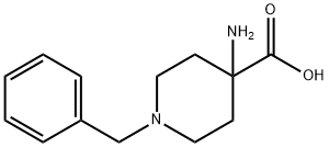 1-苄基-4-氨基-4-哌啶甲酸, 39143-25-4, 结构式