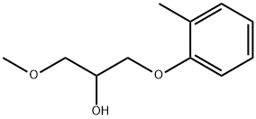 1-メトキシ-3-(2-メチルフェノキシ)-2-プロパノール 化学構造式