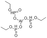 トリス(ホスホン酸エチル)アルミニウム 化学構造式