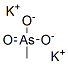 Methylarsonic acid dipotassium salt Structure