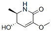 2(1H)-Pyridinone, 5,6-dihydro-5-hydroxy-3-methoxy-6-methyl-, (5S,6R)- (9CI) 结构式