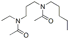 N-[3-(Acetylethylamino)propyl]-N-pentylacetamide 结构式